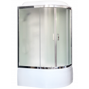 Душевая кабина Royal Bath BK RB 8120BK3-WC-CH (белое/матовое) левая